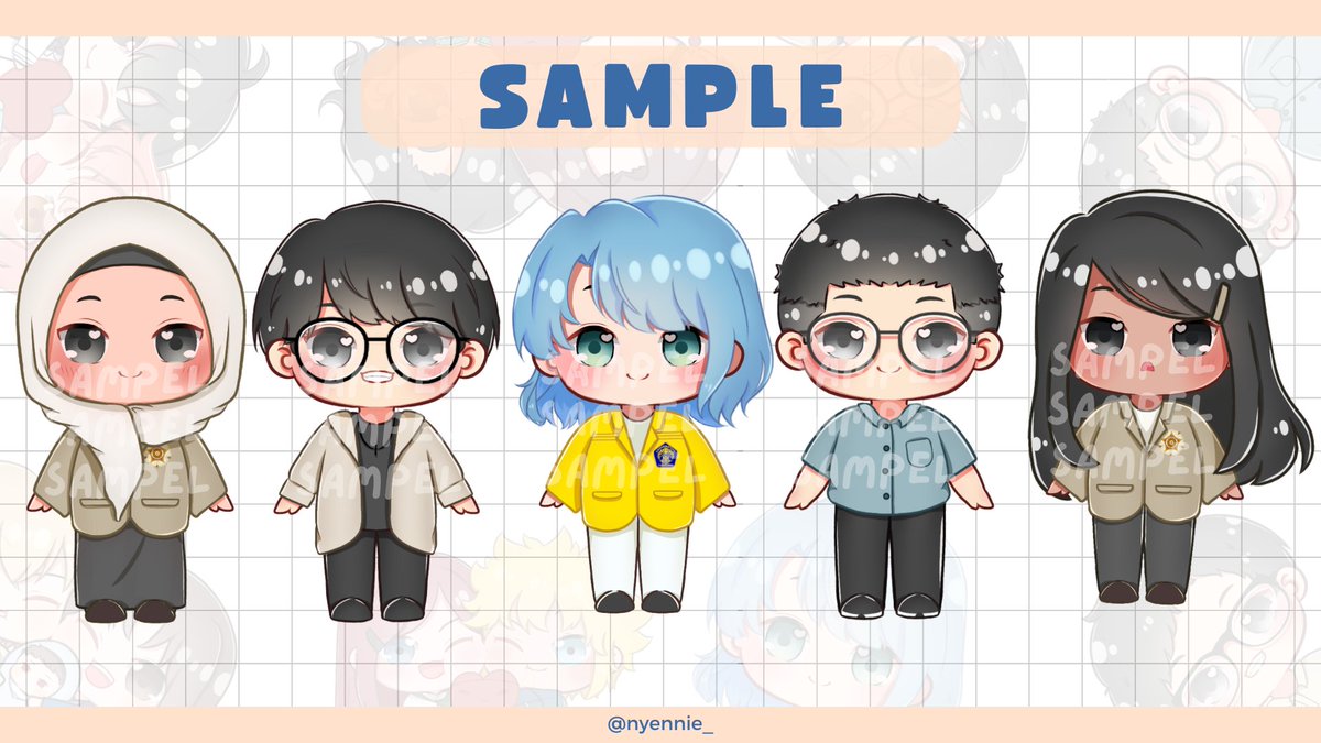 (RT, like, and share are very appreciated!! ❤)
Hello! I’m opening YCH Chibi commission for ID and inter
DM is always open if you have any questions! 🎀
o(￣︶￣)o ❤

vgen : vgen.co/nyennie_

#VGenComm #ychcommission  #CommissionOpen #chibi #VGenOpen