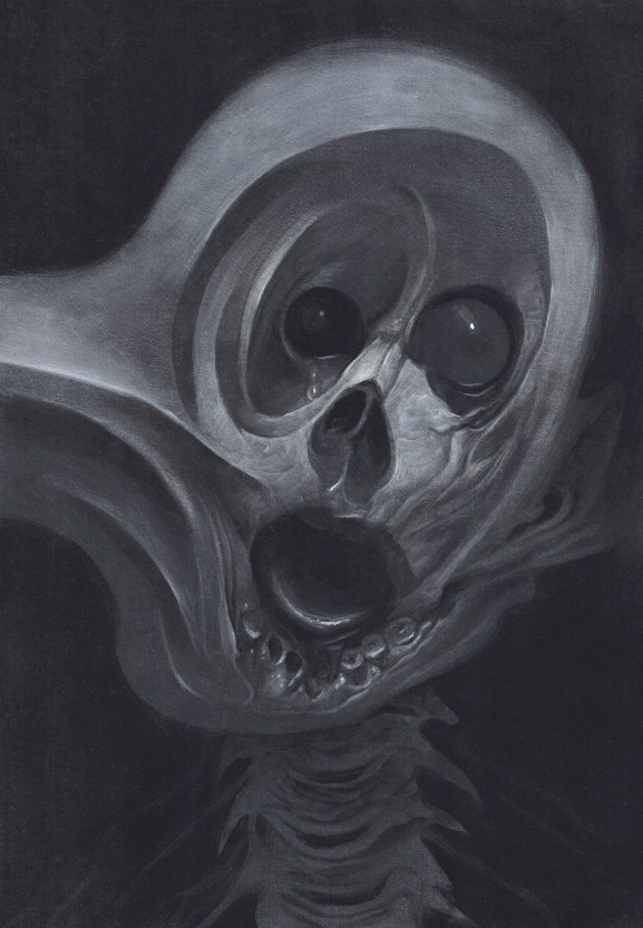 "Into The Abyss II"
Oil on gessoed paper  9.7" x 13.7" / 24.6 x 33 cm

Available DM me for info.