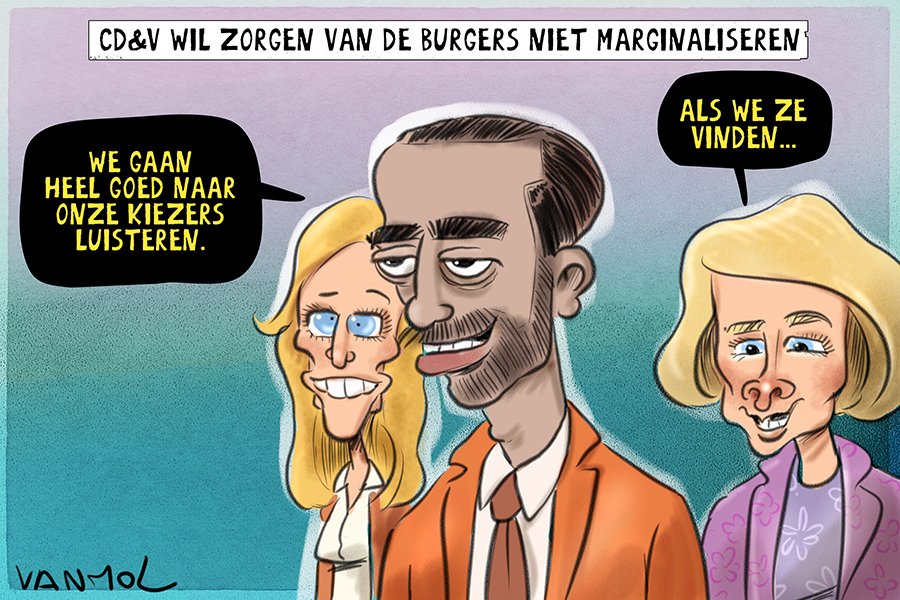 Vanmoltoons's tweet image. #decrem #CDenV #SammyMahdi #hildecrevits #AnneliesVerlinden #kiezer @DoorbraakBE