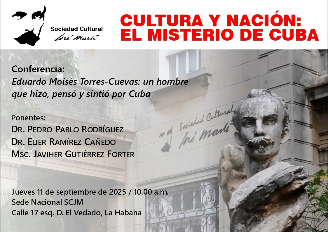 El espacio "Cultura y Nación: El misterio de Cuba" regresa este 11 de septiembre y como es una costumbre, usted está invitado a participar. No falte!! 

#DeCaraAlSol