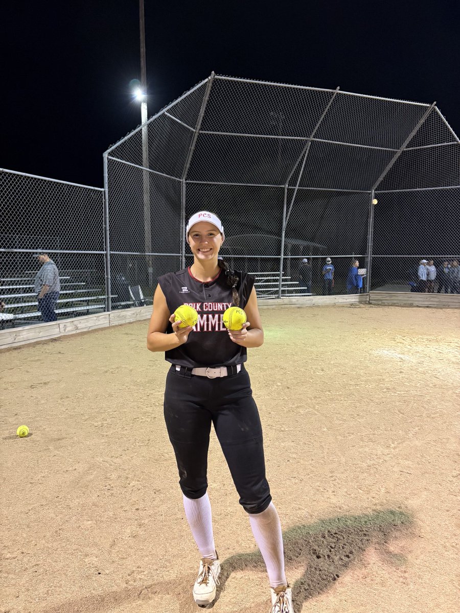 Look who just tied for career homeruns 🥎.. and then took it a step further to break the school homerun record tonight! Way to go!! #OsceolaBulldogs #HPCstorm #CrossCounty1