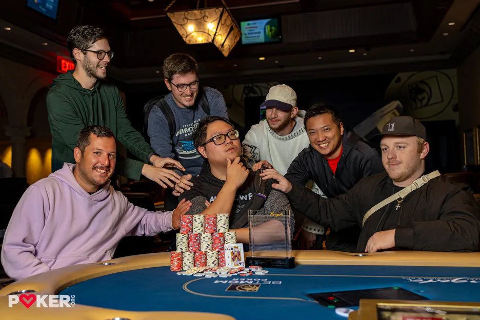 🏆 Grant Wang wins the Borgata Big Big Buy-In $2,200 Kickoff in a 3-way chop for a new career high score of $171,075!

<a href="/Nick_Verd/">john means superfan</a> and <a href="/ToNiSiNz/">Tony Sinishtaj</a> finished 2nd and 3rd 💰 

Recap: poker.org/instant/106/bo…