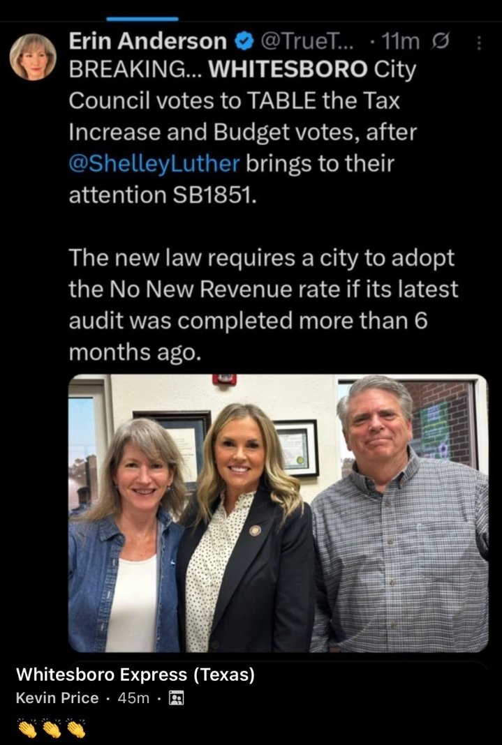 🇺🇸The Texxan (@thetexxan) on Twitter photo WHITESBORO UPDATE
MAYOR CALLS OUT SHELLY LUTHER FOR HER POST! 🔥 🔥 🔥
THANK YOU <a href="/ShelleyLuther/">Shelley Luther</a> FOR SHOWING UP AND STANDING UP FOR TEXANS
THANK YOU <a href="/Callmand/">Connie Casala</a> for the info
THIS IS HOW WE SAVE OUR NEIGHBORS, OUR STATE, AND OUR COUNTRY
STOP THE STEAL WHITESBORO UPDATE
MAYOR CALLS OUT SHELLY LUTHER FOR HER POST! 🔥 🔥 🔥
THANK YOU <a href="/ShelleyLuther/">Shelley Luther</a> FOR SHOWING UP AND STANDING UP FOR TEXANS
THANK YOU <a href="/Callmand/">Connie Casala</a> for the info
THIS IS HOW WE SAVE OUR NEIGHBORS, OUR STATE, AND OUR COUNTRY
STOP THE STEAL
