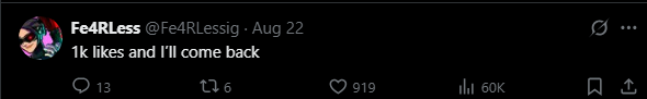 IPaccap's tweet photo. @Fe4RLessig literally a fake fearless account that's been called out before, posting sensitive stuff for likes to promote a fake creator code that steals money from the real fearless, very obvious engagement farm, stop defending this shit. https://t.co/MU0orBfWqS