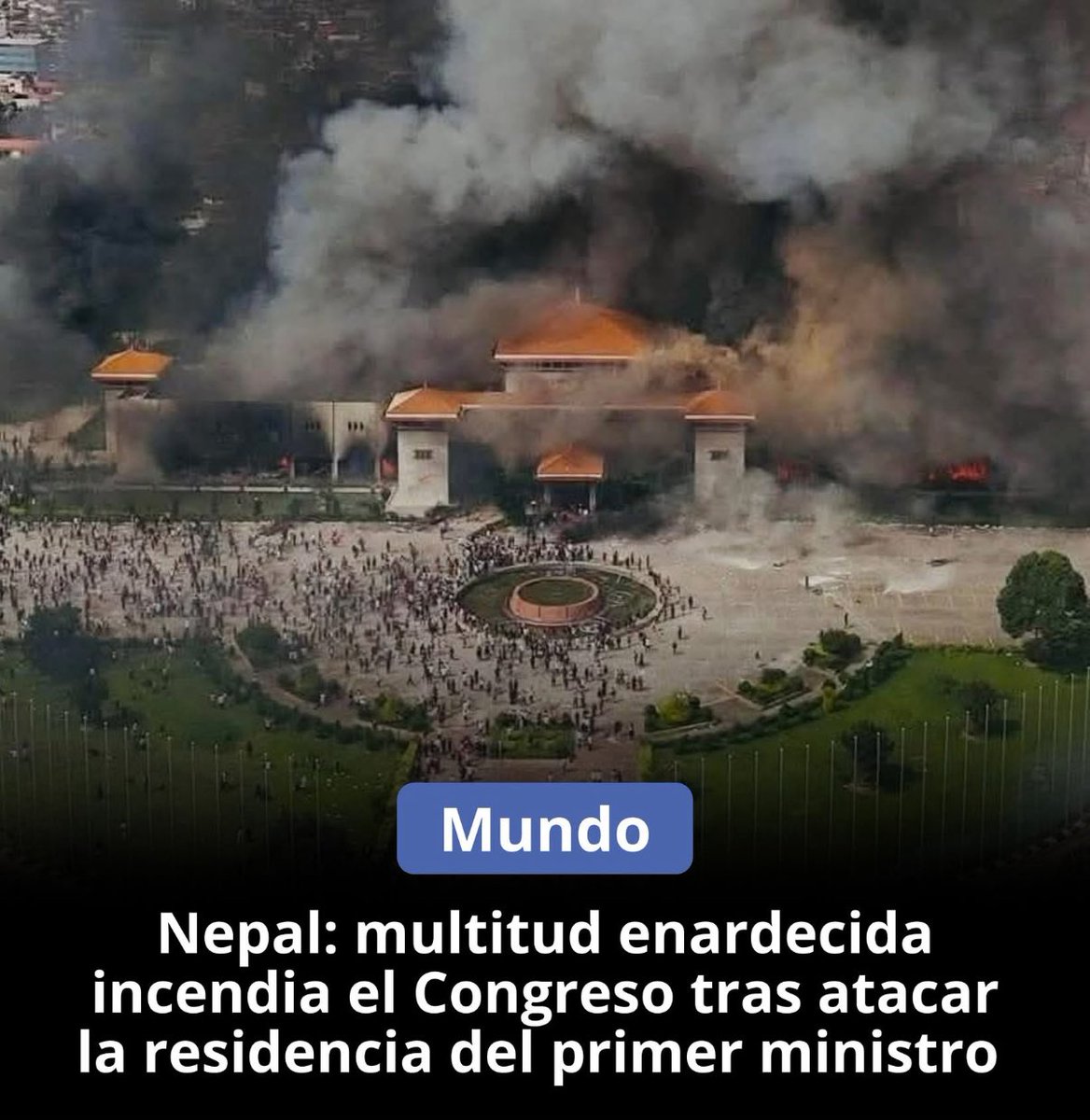 MazaComm's tweet photo. Lean esto: el gobierno de Nepal ordenó el bloqueo de todas las redes sociales en ese país como una medida de control político. Es un gobierno acusado de abusos, corrupción y nepotismo. La insurgencia ciudadana la iniciaron masivamente jóvenes de la generación Z que terminaron incendiando la sede del Parlamento. A las finales el gobierno no resistió más: dió marcha atrás, anuló la censura a las redes sociales y el Primer Ministro renunció. 

No hay mal gobierno que dure para siempre ni pueblo que lo resista.