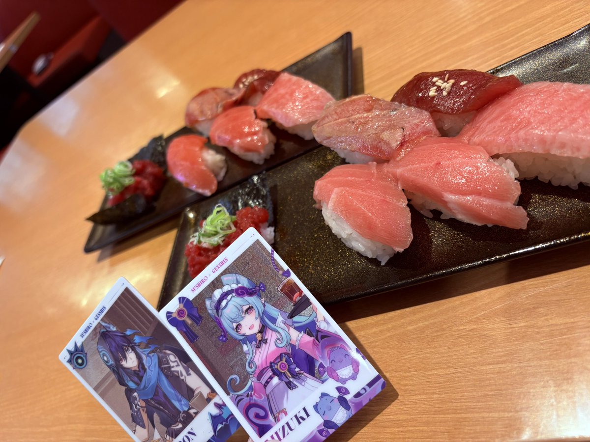 スシローに来たぜ💥💥💥