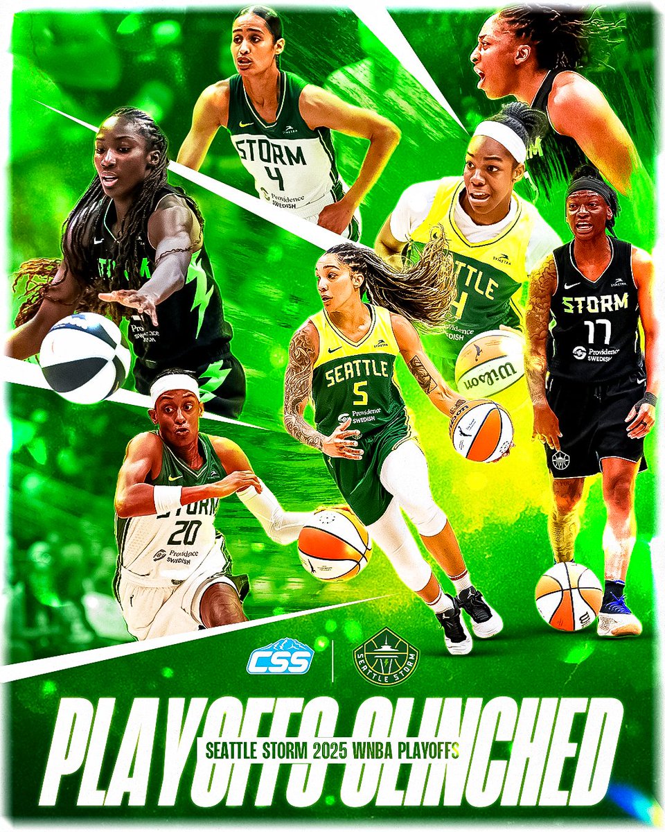 Circling Seattle Sports (@circlingsports) on Twitter photo YOUR @SEATTLESTORM ARE PLAYOFF BOUND AFTER A NAILBITING VICTORY OVER GOLDEN STATE!
Photos in graphic by <a href="/RioGiancarlo/">Rio Giancarlo</a>, <a href="/wolter_liz/">WolterPix_Sports</a>, Sam Hotaling, and Eric Hiller.
#SEATTLESTORM #NOTHINGBUTSTORM #WNBA YOUR @SEATTLESTORM ARE PLAYOFF BOUND AFTER A NAILBITING VICTORY OVER GOLDEN STATE!
Photos in graphic by <a href="/RioGiancarlo/">Rio Giancarlo</a>, <a href="/wolter_liz/">WolterPix_Sports</a>, Sam Hotaling, and Eric Hiller.
#SEATTLESTORM #NOTHINGBUTSTORM #WNBA