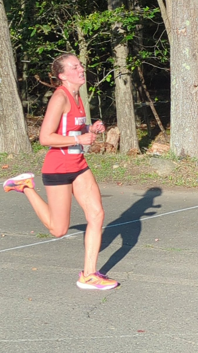 WWCardsRun's tweet image. Westwood girls XC patriot batch meet- Ava Colella came in second with a personal best of 19:56.  Brooke Colella placed 4th and Madison Mahoney placed 6th earning the team 2nd place overall. #gocards