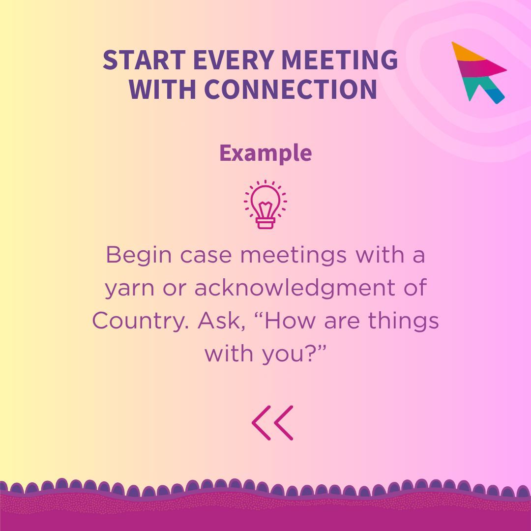 PSPHub's tweet image. Start Every Meeting With Connection 
Swipe left to learn more

psplearninghub.com.au

#psplearninghub #praticetips #casework #caseworkertraining