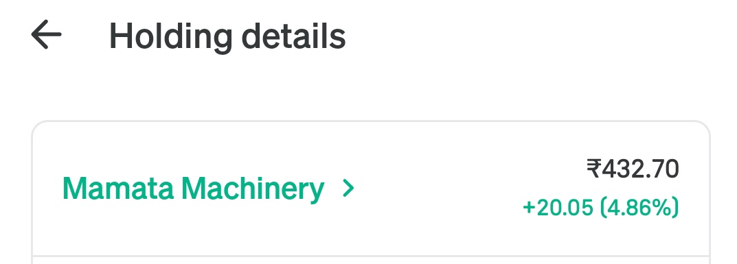 PulkitA30298377's tweet image. Again massive buying from 401 level.
#Mamata Machinery 🔥😊