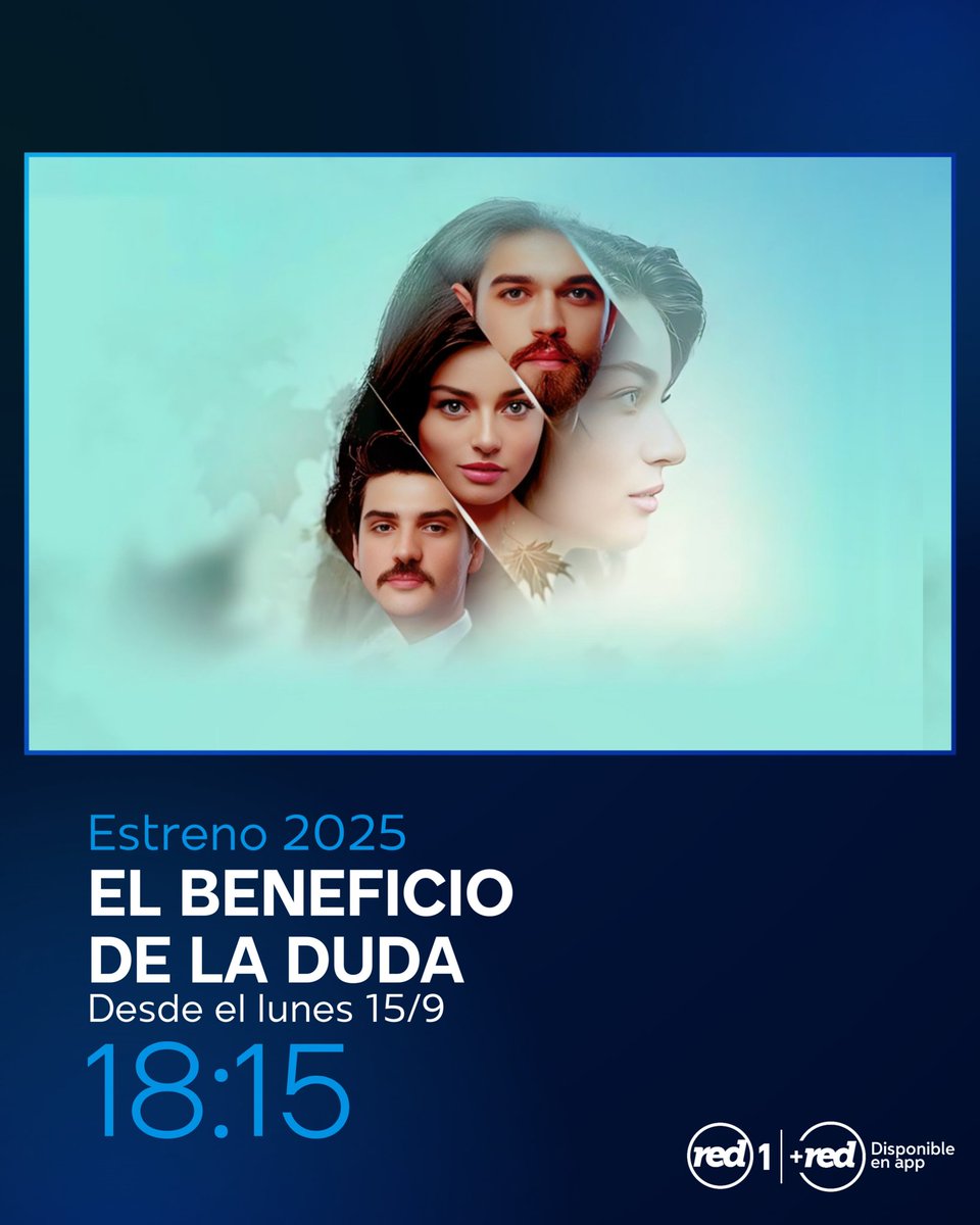 redtv1uy's tweet photo. ESTRENO MUNDIAL 📺
#ElBeneficioDeLaDuda #EBDLD
La primera súper producción realizada en los inaugurados estudios en #Miami de @UNIREDTV en coproducción con @Telemundo
Estreno 2025 desde el lunes 15/9
🗓 Lunes a viernes
⏰️18:15hs
📺 @redtv1uy
💻🖥📱 Disponible APP #RedPlus https://t.co/WViQynOLTH