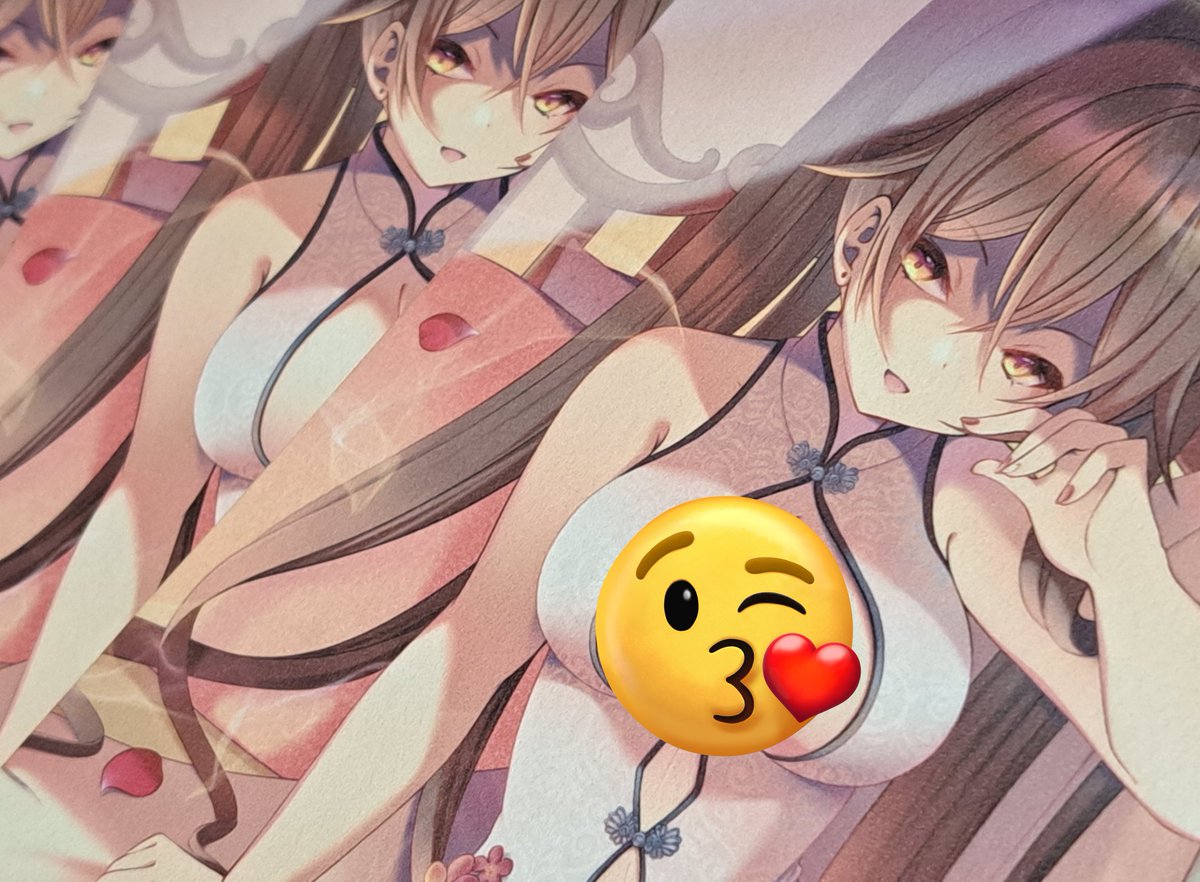 「チャイナちゃんポストカードも再版しました。紙は変えたけど。(変えたよな?) クリ」|ささつゆ🦊5/5【COMITIA144】H28b📚5/6【A40】参加のイラスト