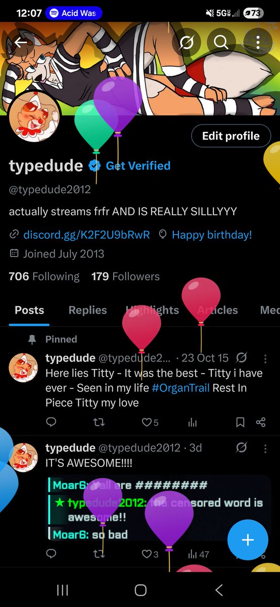 typedude2012's tweet image. Typie is now twenty-FOUR YEARS OLD, YOU ARE THE YOUNGEST PERSON EVER!!!!!!