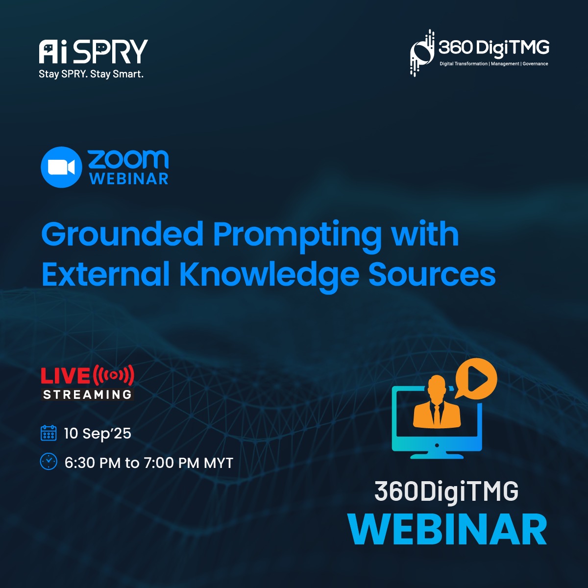360digitmg_MY's tweet image. 🚀Grounded Prompting with External Knowledge Sources | 360DigiTMG

🚀Enhance AI prompts by integrating external knowledge sources for more accurate and insightful results.

📝 Register Now by clicking the link below 👇
360digitmg.zoom.us/webinar/regist…

#GroundedPrompting #360DigiTMG