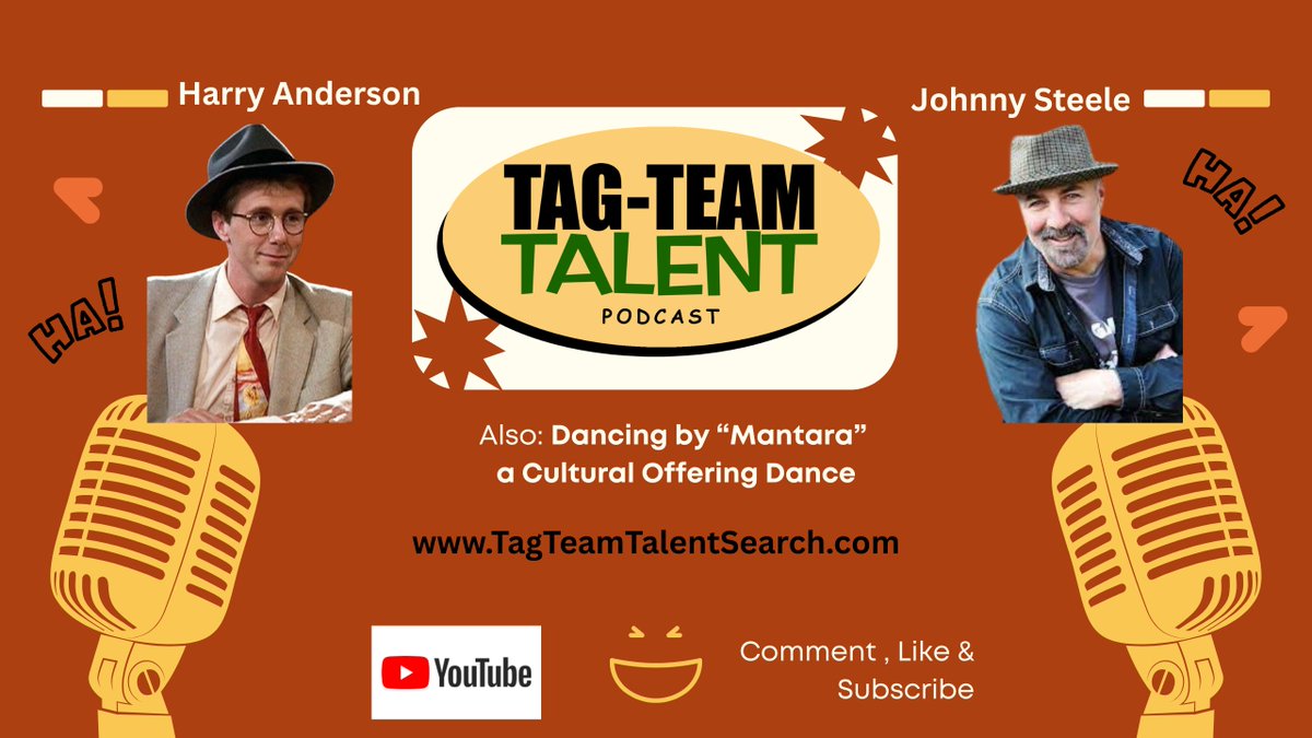 ScottEd86900465's tweet photo. This week's 15 min video podcast is FULL of Laughter...Starring Johnny Steele and Harry Anderson. Also, The Mantera Dance Group shares a couple mins...Fun stuff.
https://t.co/GoNYlMLyH6
#comedy #standup #dance #jokes #magic #comedymagic https://t.co/QJbURcCY5O