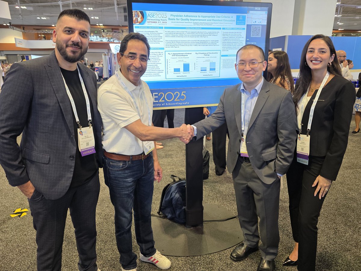 uazphxcards's tweet photo. From the #Phoenix desert to #Nashville honky tonks! Our @UAZMedPhoenix team brought the echo spirit to #ASE2025—presenting research, meeting new ASE President @DavidWienerMD, and connecting with echo legends. Hot chicken, great science, and even better company! #echofirst #ACCFIT https://t.co/nTvRx3tjVk