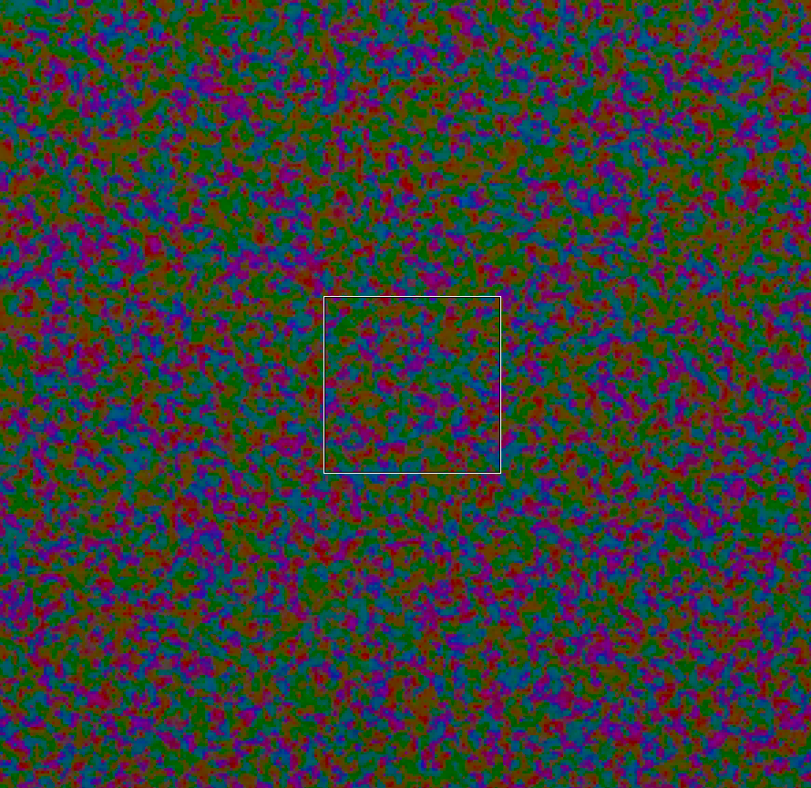 and_coder's tweet image. Yes. All of them do. Not on purpose of course. But every single RAW image I've ever seen has this. That shot though is after median denoise (left) so the actual RAW color noise if finer grain (right) but still has features going way beyond 32 pixels in size.
