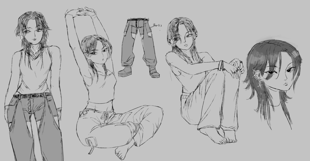 Sketch session when I should be finishing Silk Song.
Need a longer weekend 🥲