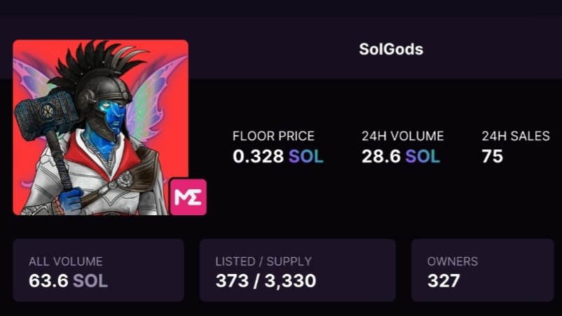 🔥 MINTED public at 0.06 SOL → Now already 0.328 SOL in just 3 DAYS 🤯
This is ONLY the warm-up…
SEPTEMBER = 1 SOL FLOOR 🚀🔥
<a href="/SOLGodNFTs/">SOL Gods</a> are rewriting history ⚡️