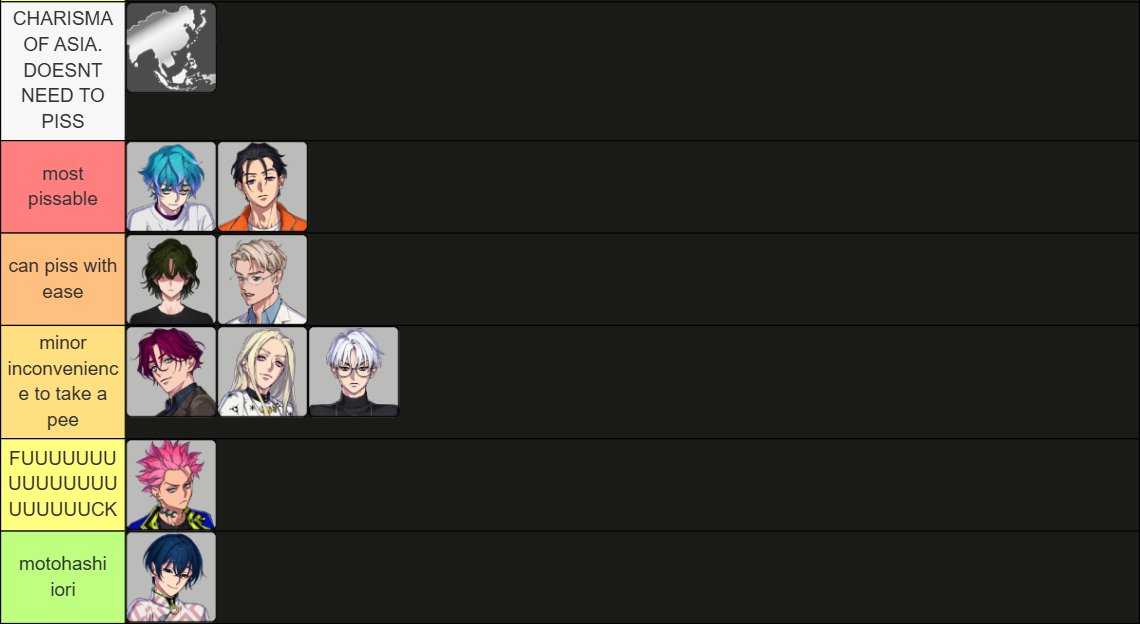 HOWASHAPA's tweet image. in vc w/ friends and we started to debate on how easy it is to take a piss in the charismas outfits. enjoy #crsm