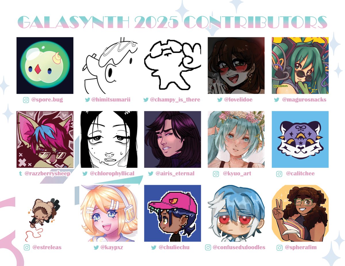 🎀Hello everyone!🎀

It's day three for our artist lineup and our contributors are soo excited to share their work with you ✨