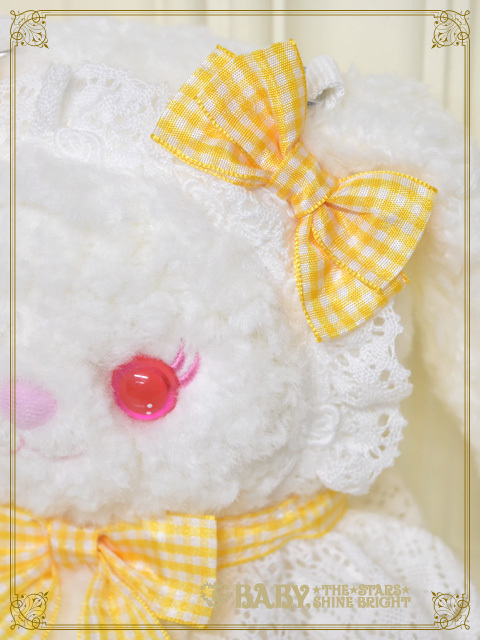 【#BABY京都店】 
2025/9/12(金)17時〜9/16(月)12時まで、専用エントリーフォームにてイエローギンガムリボンをあしらったとってもcuteなうさくみゃちゃんポシェットの事前抽選限定販売🐰💛🐻  
詳しくはHPをチェック▼🎀 babyssb.co.jp/store_info/202…