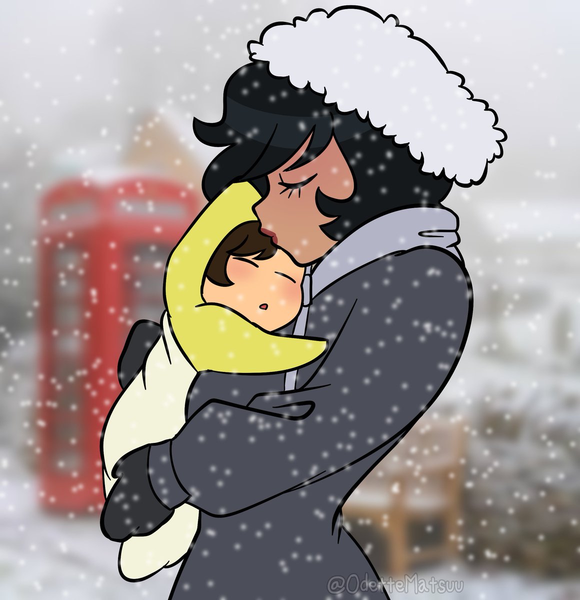 OdetteMatsuu's tweet photo. Odette and her beautiful baby 
#eddsworld #eddsworldoc https://t.co/aDXRljF84M