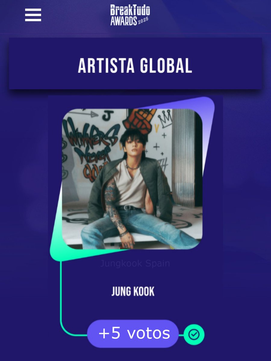 Jungkook_Spain_'s tweet photo. 🌟 #BreakTudoAwards 
Las votaciones ya están abiertas para votar desde la web hasta el 10 de octubre

🗳️ Click en votar hasta 5 veces, deja que Captcha haga antes su trabajo y envíalos. Repite la misma operación de forma indefinida
Web🔗https://t.co/xaBBnIQZ0c

LESHUGOOO!🔥💪💙✨ https://t.co/utGCv1Rk6w