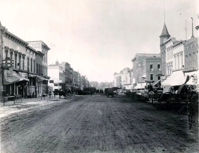1901 Downtown Flint, Michigan