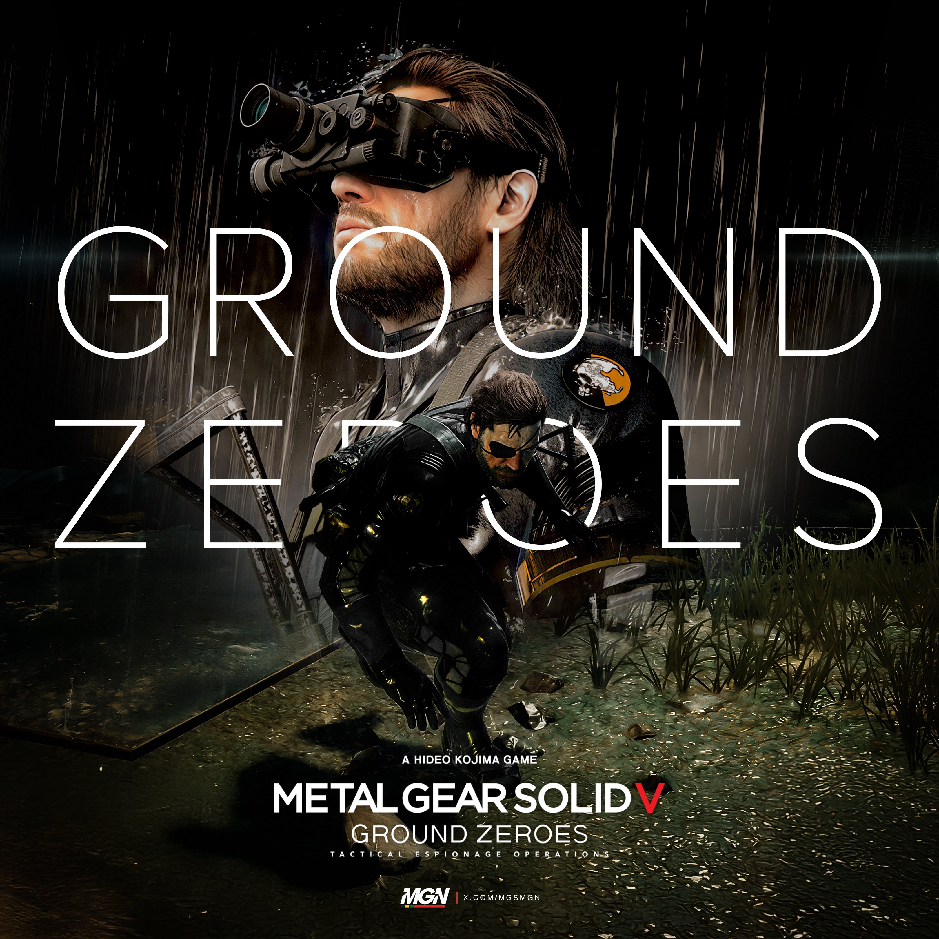 L GEAR SOLID V: GROUND ZEROES ポスター Metal Gear Solid V Ground Zeroes PS4 XBOX Premium POSTER