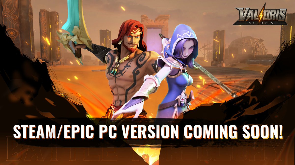 GameBuild_'s tweet image. Big news, #Valoris community! 

The Steam &amp;amp; Epic PC versions are launching soon! 🖥 Experience epic Soulslike battles, Roguelike adventures, &amp;amp; AI-driven PvP on BNB Chain.

Collect &amp;amp; upgrade NFT heroes with $GAME2 tokens to dominate the leaderboard! 🏆 

A new season packed with…