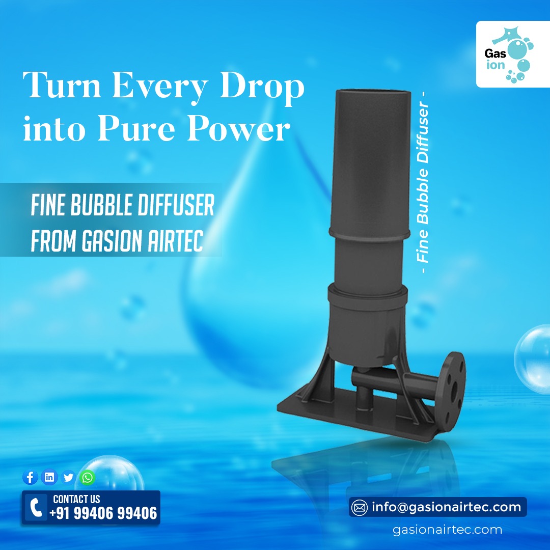 gasionairtec's tweet image. Turn Every Drop into Pure Power Fine Bubble Diffuser From Gasion Airtec

Web: gasionairtec.com
Mail: info@gasionairtec.com
Contact No: 099406 99406
#turboxy #finebubblediffuser #bubblediffuser #sludgedewateringsystem #WastewaterTreatment #sewagetreatmentplant #Odox