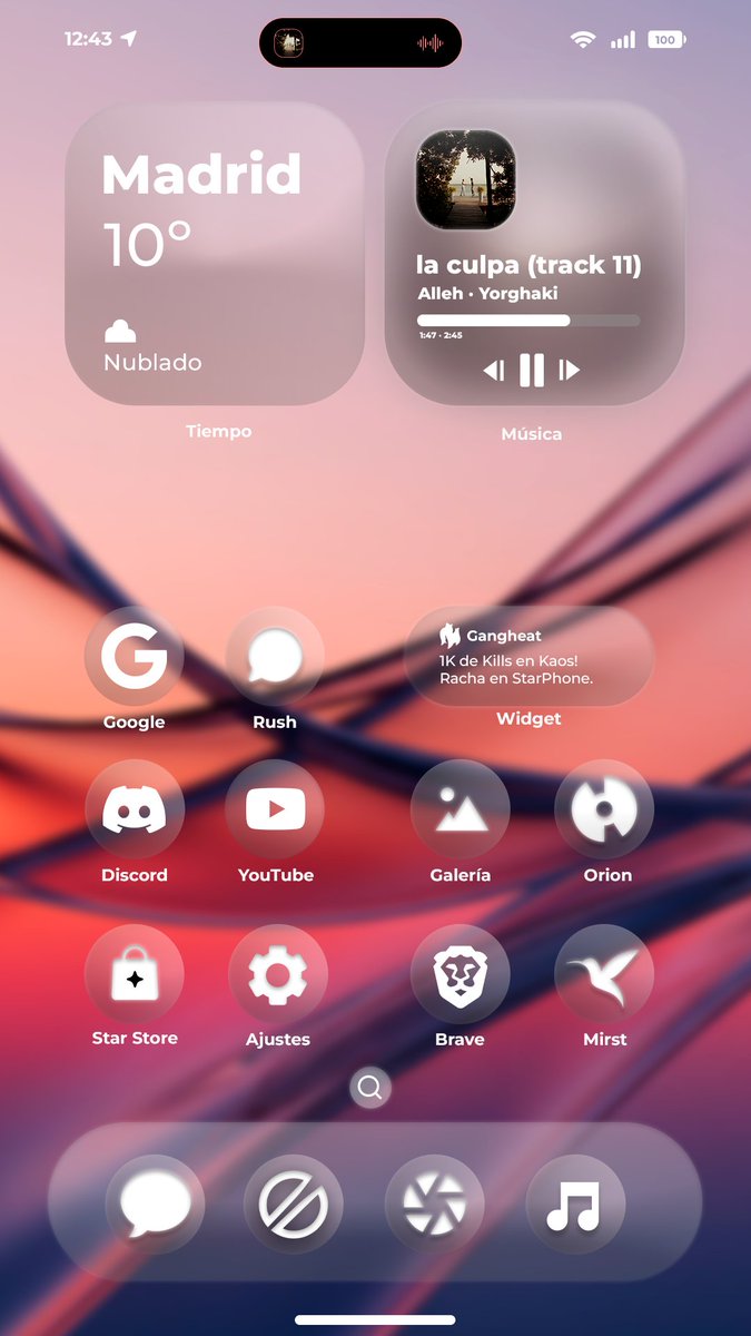 PCGameess's tweet image. StarOS 3 - Cristal UI