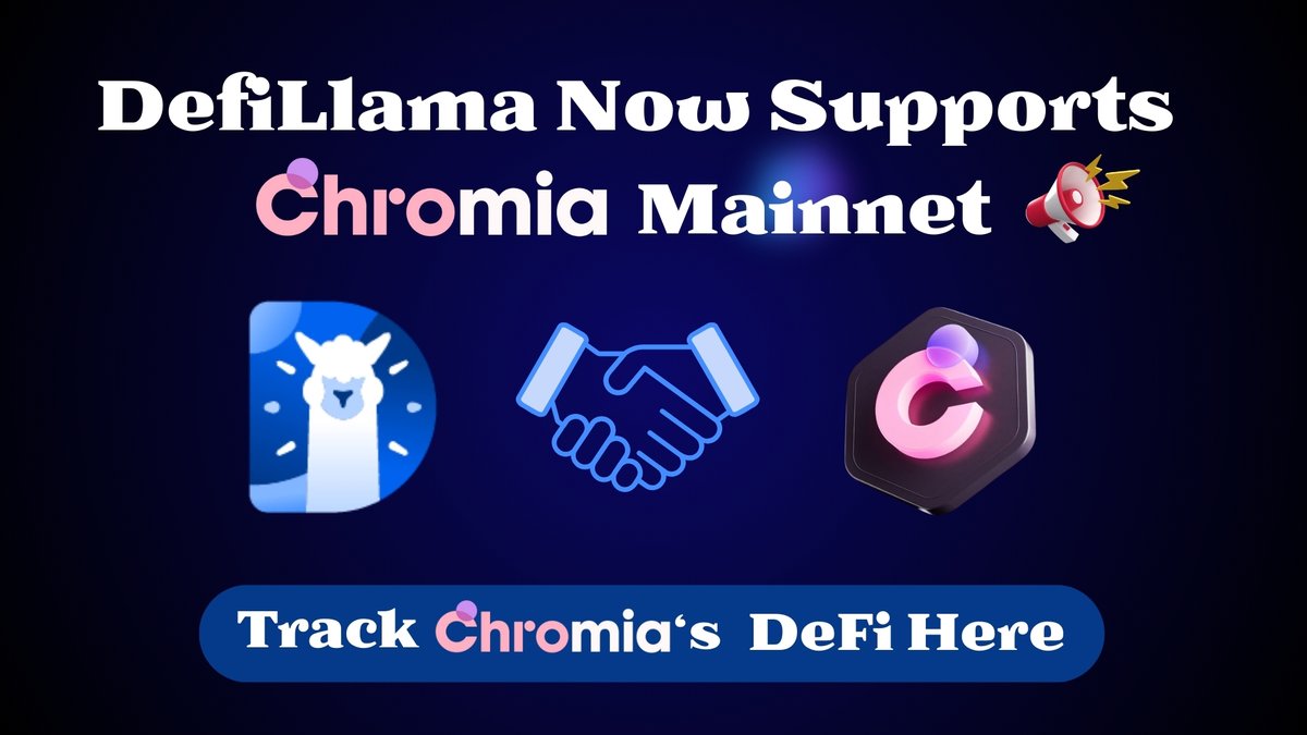 Programming Beats π» (@programmingvr) on Twitter photo Hey Chromians! New week, new integration π₯³
Thatβs right - #Chromia is now live on <a href="/DefiLlama/">DefiLlama.com</a>!
So much is happening in quick succession, here's a Quick Look:
β
@Binance integrated Chromia Mainnet last week
β
Chromia booth + cute ChromBots at #UDC <a href="/Official_Upbit/">Upbit Korea</a> yesterday
β
Hey Chromians! New week, new integration π₯³
Thatβs right - #Chromia is now live on <a href="/DefiLlama/">DefiLlama.com</a>!
So much is happening in quick succession, here's a Quick Look:
β
@Binance integrated Chromia Mainnet last week
β
Chromia booth + cute ChromBots at #UDC <a href="/Official_Upbit/">Upbit Korea</a> yesterday
β