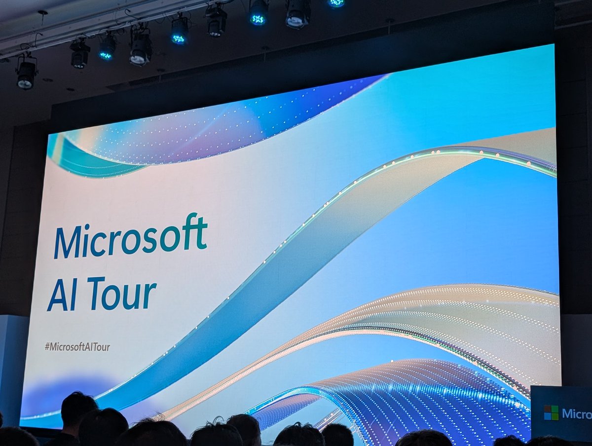 朝から参戦！
#MicrosoftAITour