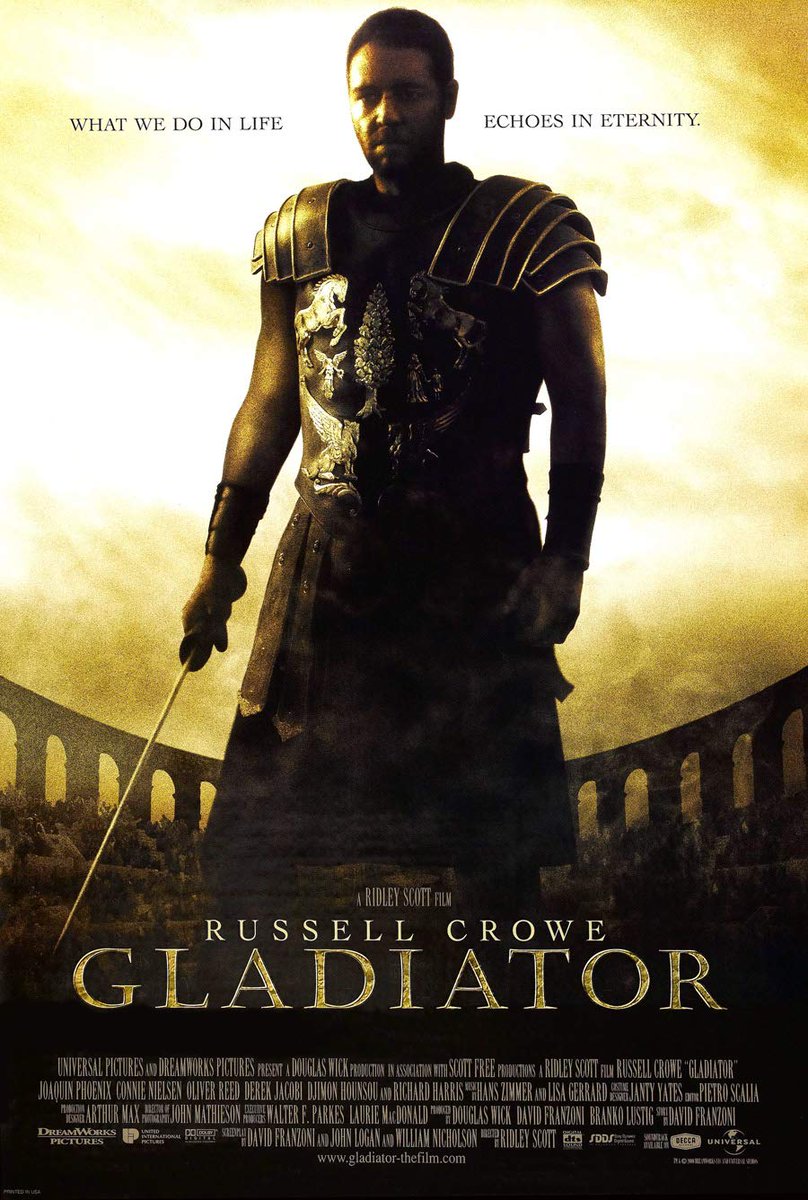 info_cinemaCAT's tweet image. 🎬 15 CURIOSITATS sobre "GLADIATOR" que et faran baixar directament a la sorra del "COLISEUM":

Fes 🔁 per donar empenta al nostre projecte i fer créixer la COMUNITAT, en català, del CINEMA!

👉 Seguiu-nos a @info_cinemaCAT

COMENCEM 🧵👇👇👇

#RidleyScott #gladiator