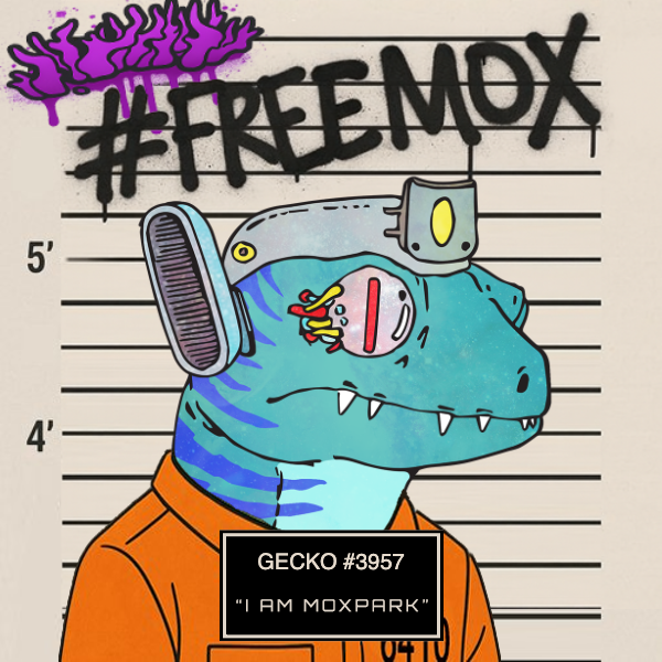 If you believe in galactic justice, you can show your support to #FREEMOX with your gecko via the Geckolizer🪸