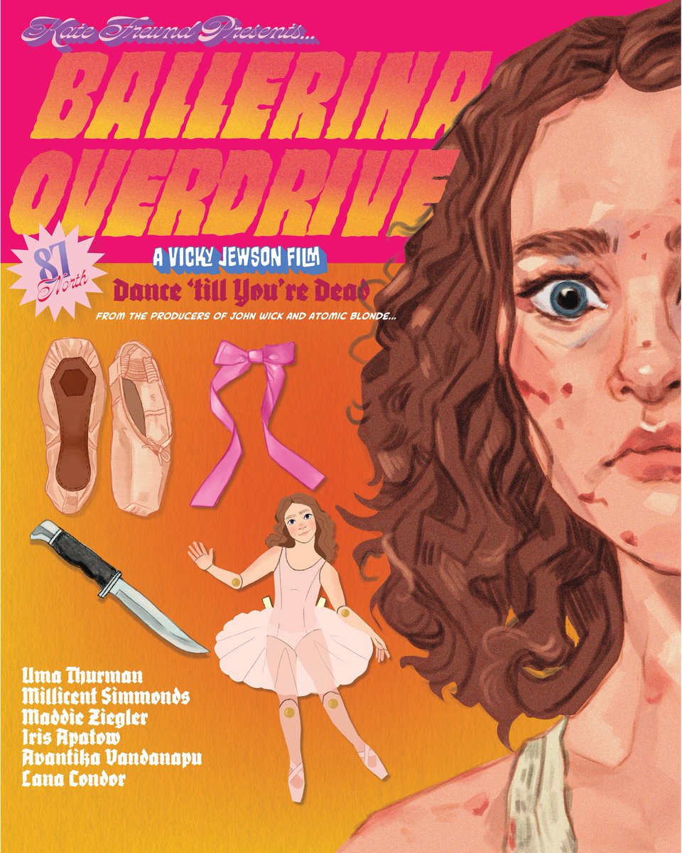 justannaagain's tweet photo. In coincidental honor of it getting distribution here’s my Ballerina Overdrive fan art the I finally made some progress on. Super excited for this film! Ty Sia for nerding out with me.
-
-
-
#ballerinaoverdrive #avantika #millicentsimmonds #maddieziegler #lanacondor #umathurman https://t.co/FNc364WEOG