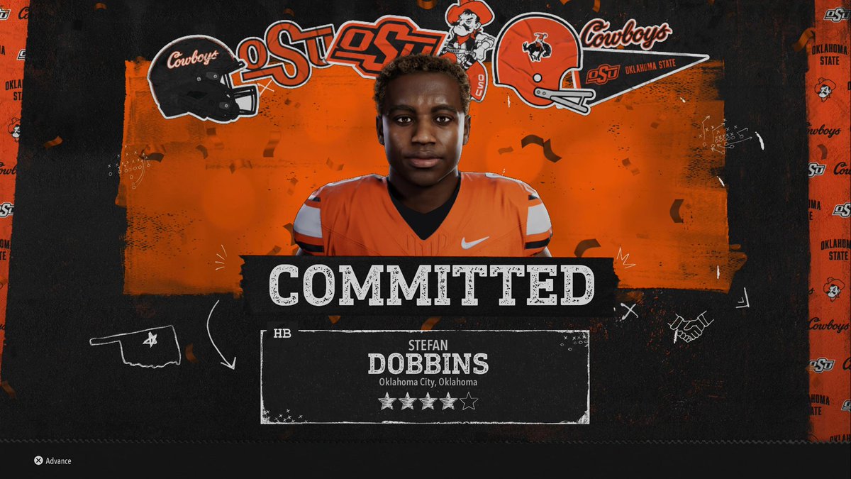 NECF_TedLasso's tweet photo. Three new Cowboys just rode into Stillwater! 🤠
Welcome to the family:
🐎 Stefan Dobbins – HB, OKC
🛡️ Darrion Terrell – FS, Gruver, TX
🔒 Alfonso Williamson – CB, Plano, TX
Let’s saddle up and win some ballgames! #GoPokes #CowboyUp #NECFcrootin https://t.co/GVU459eBYQ