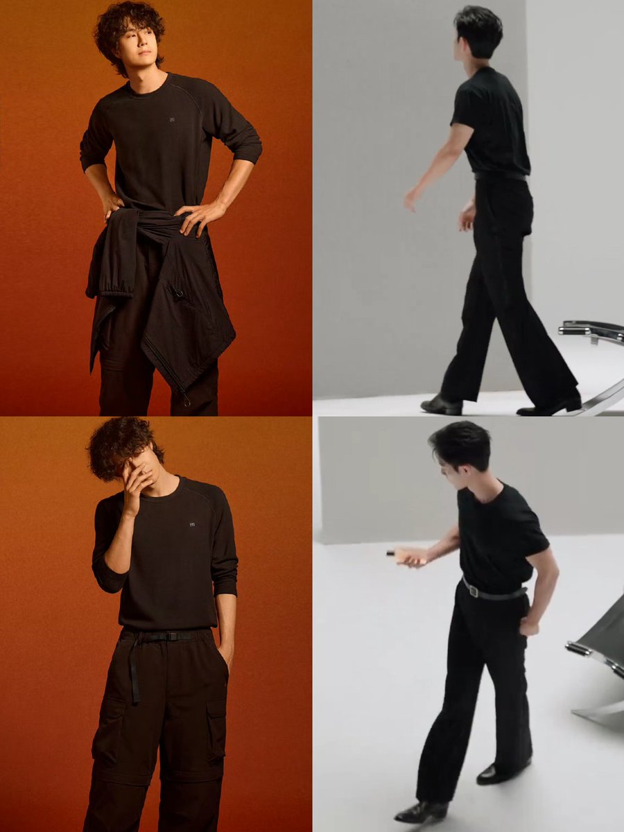 ก็ใส่ชุดสีดำล้วนเหมือนกันนะ