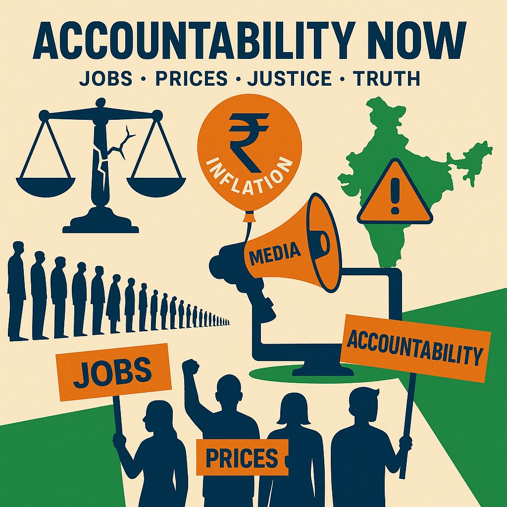 When corruption keeps growing, jobs are few, prices keep rising, and the courts don’t work fairly, any country can fall into chaos. We saw this happen in Sri Lanka, Nepal, and Bangladesh. If things don’t change, India too could face the same trouble in the coming years.

Today,