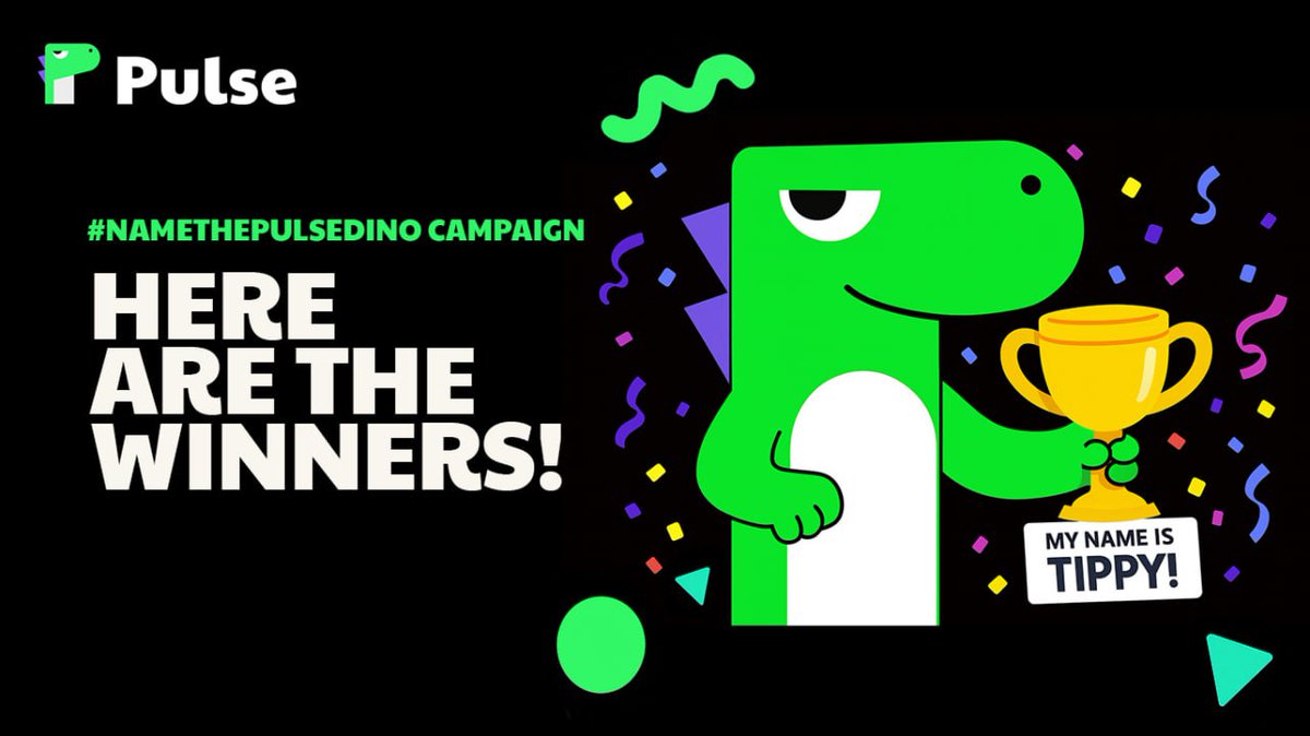 PulseSocialFi's tweet photo. 🎉 Dino Naming Contest Champion Revealed! 🦖💥

🥇 Our Dino’s official name is — TIPPY!
👤 Submitted by Phemmi (UID: 5101969)
🏆 Rewards: 50 USDT + 10,000 PULSE Points

💚 Big thanks to our community! See all winners here
👉 https://t.co/bFP80ZPam8

#NameThePulseDino https://t.co/jRXvvfpi3H