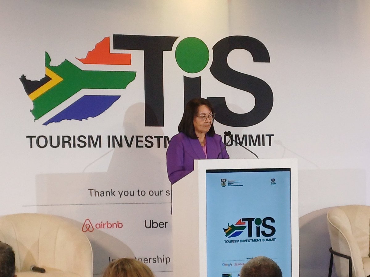 #G20 Tourism Investment Summit 

A 🇿🇦 G20 legacy project to be installed as an annual event, it's not only about business but livelihoods, through regional coordination and smart infrastructure....Minister <a href="/PatriciaDeLille/">Patricia de Lille</a> 

#TourismInvest
#TourismMonth2025 
#SouthAfricaAwaits