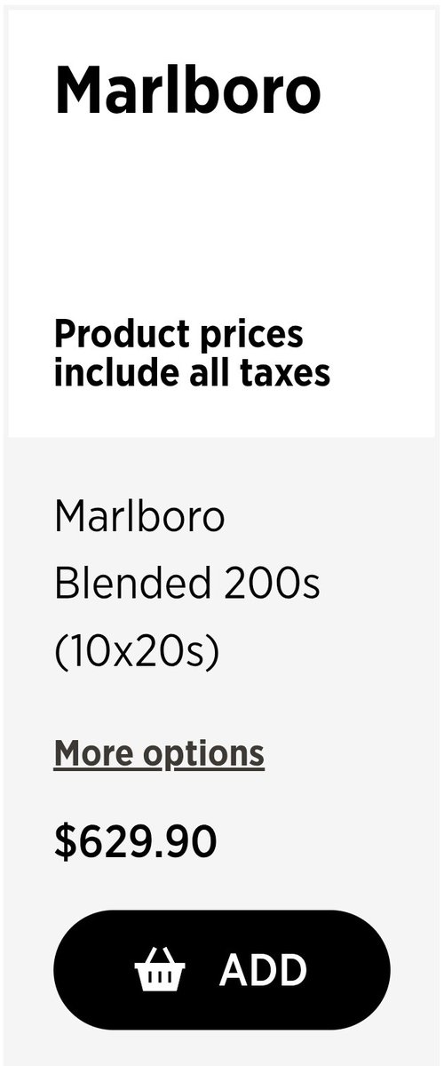 TravGee1980's tweet image. My friend advised me yesterday than can now get a carton of colourfully branded Marlboro &apos;red&apos; for $100 in Canberra. This is the advertised price for a plain packaged carton at a leading tobacconist chain in Australia. Welcome to flavour country #Auspol #bigtobacco #sintaxerror