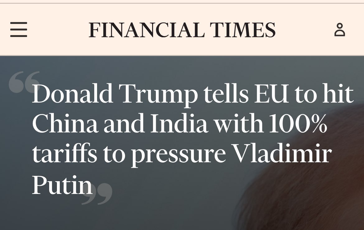 #tariffs the ripple effects can be big to the market.