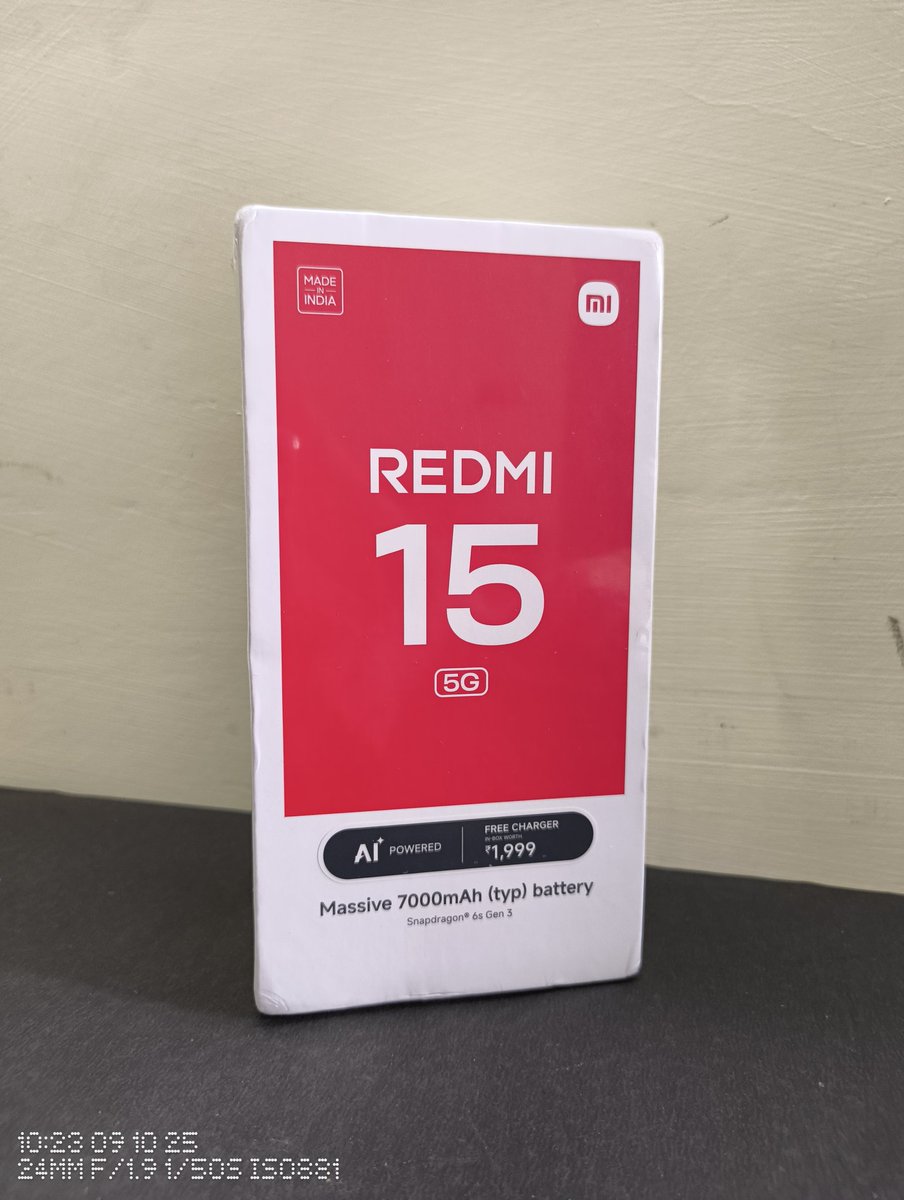 Pushpendra Kumar (@143_pushpendra) on Twitter photo Good Morning doston..β€οΈ
REDMI 15 in the house π
Thank you <a href="/RedmiIndia/">Redmi India</a> for this beautiful gift π
#tech2pushpa #redmi15 Good Morning doston..β€οΈ
REDMI 15 in the house π
Thank you <a href="/RedmiIndia/">Redmi India</a> for this beautiful gift π
#tech2pushpa #redmi15