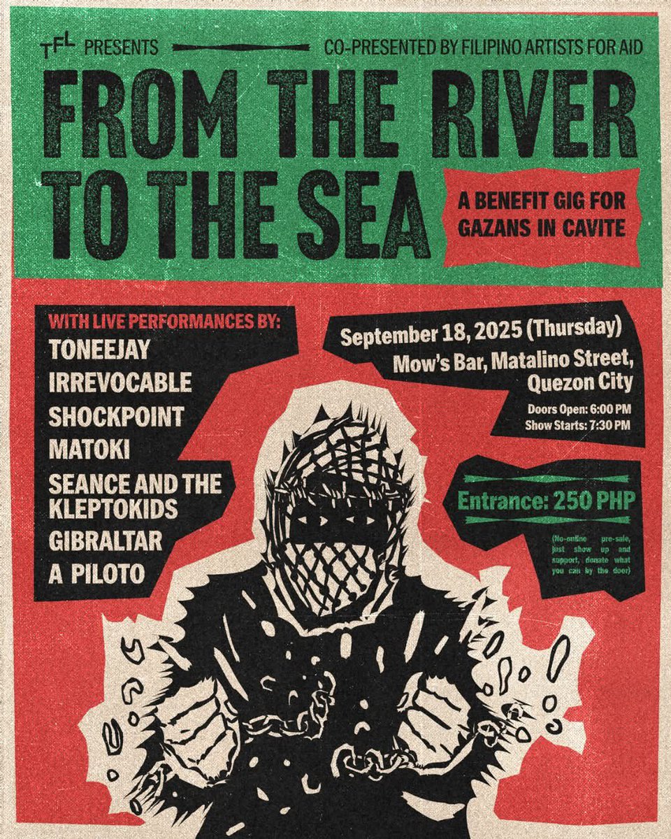tangerineloverz's tweet photo. for filipinos who want to help palestinians in the ph there is a benefit show for Gazans in Cavite this Sept 18 !!! https://t.co/mdYNCt7lZD