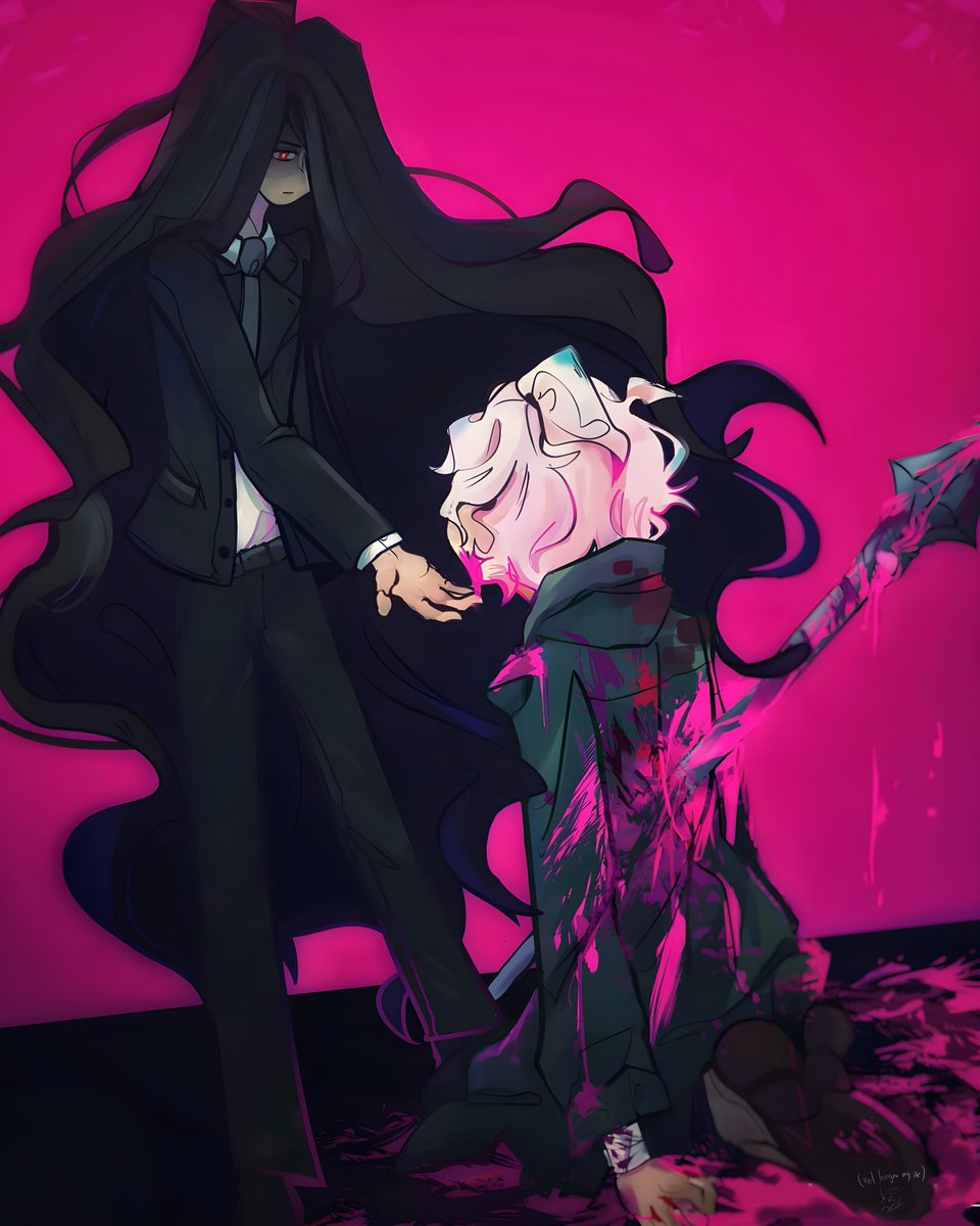 ru4alt's tweet photo. Redraw #danganronpa (2025 vs 2021) https://t.co/PMttz1VPBh