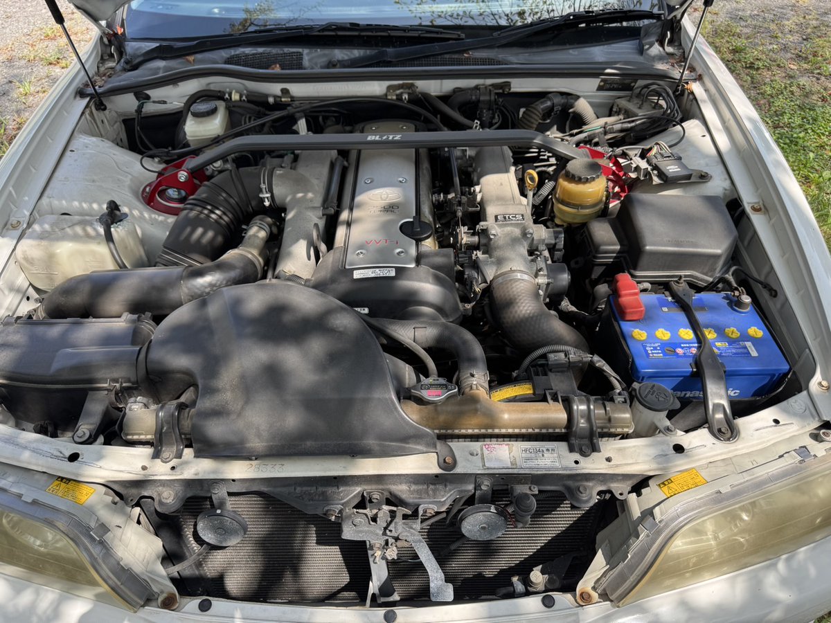 37r494's tweet photo. エアロ:ベルテックス ハーフバージョン 取付後1万km
車高調: ブリッツZZ-R DPSplus 取付後2万km
タワーバー:ブリッツ(フロント・リア)
バッテリー:パナソニック CHAOS 取付後3万km https://t.co/GvlAmJ955Z