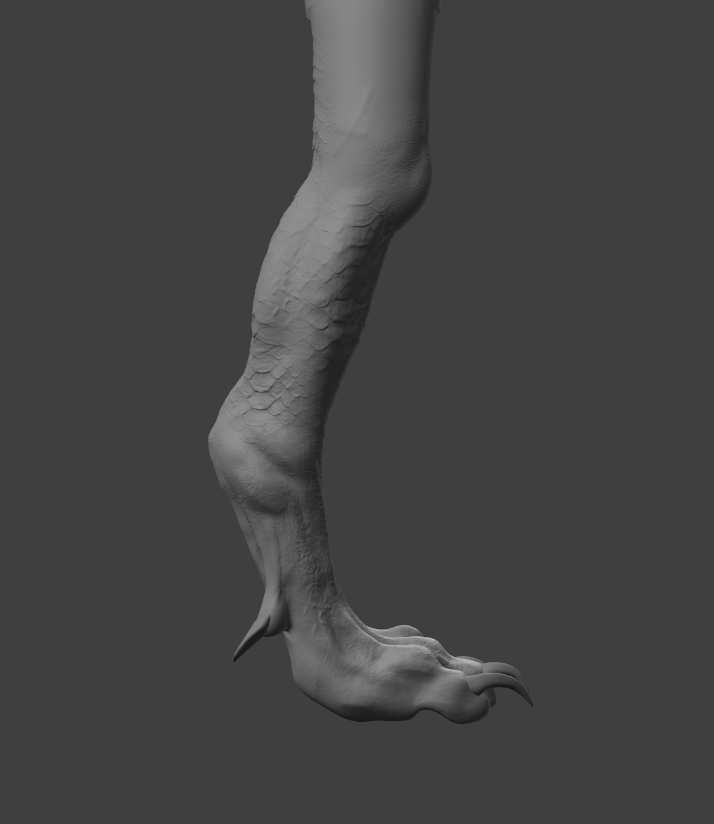 Emil_2023's tweet photo. I'm allergic to posting on social media other than discord (is that even one idfk)- but, working on retopo for the feet. https://t.co/e7TcpT5EFf